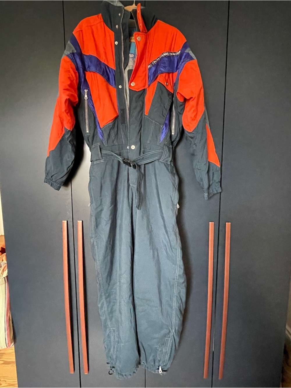 Vintage Ski Suit / snow boarding suit / snow suit.